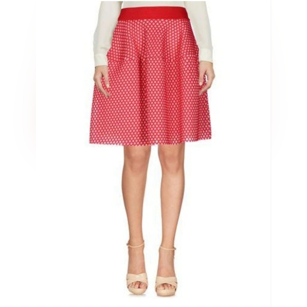 Moschino red bubble skirt